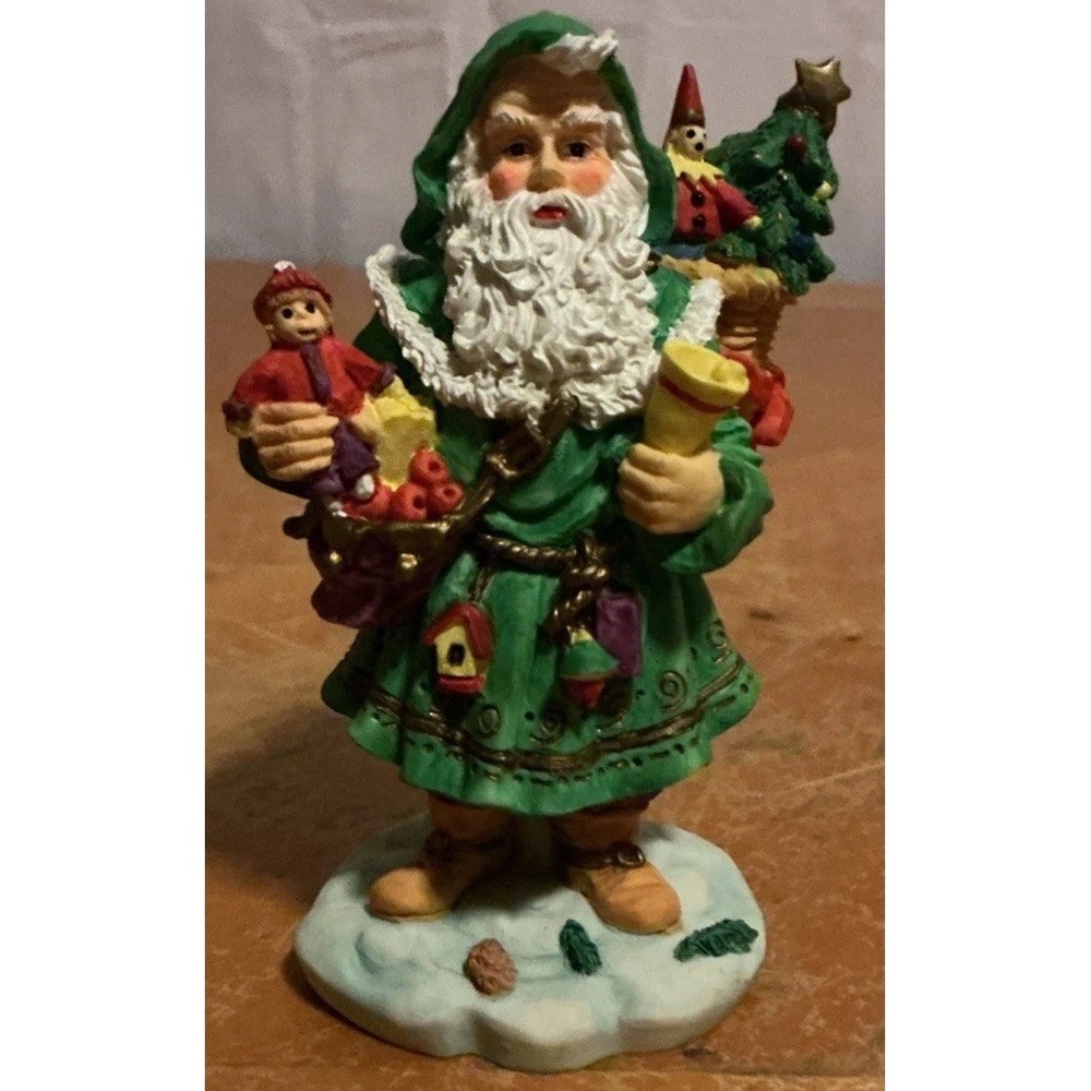 1994 Bronson Collectibles Old World Santas German Woodlands Santa By Stevenson